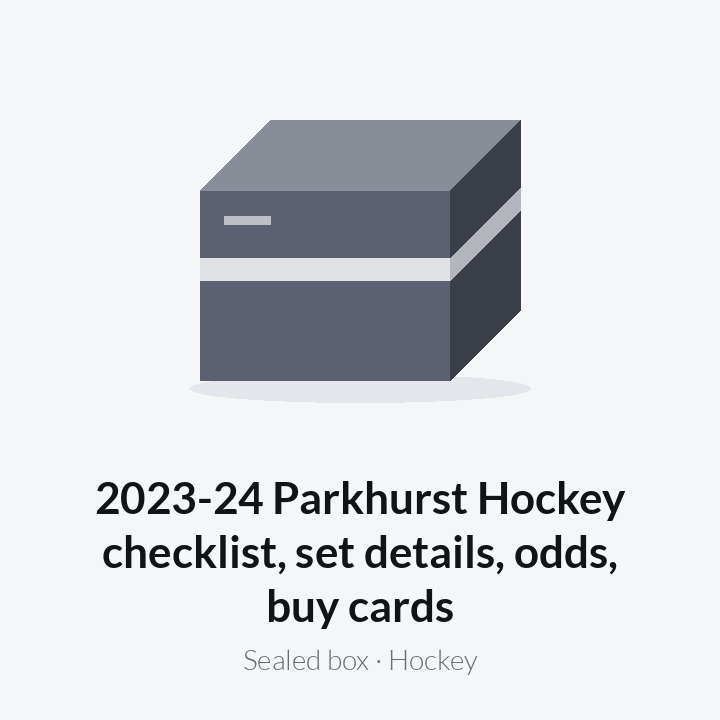 2023-24 Parkhurst Hockey checklist, set details, odds, buy cards