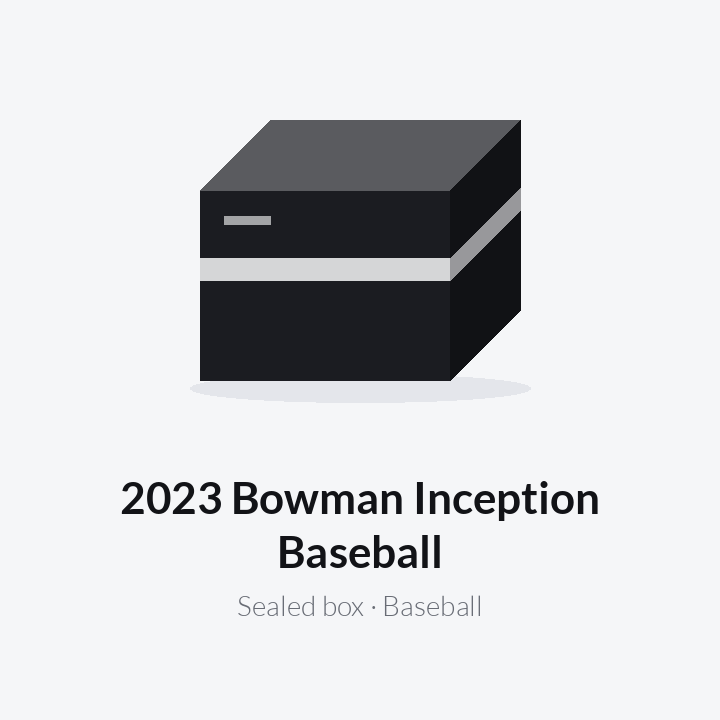 2023 Bowman Inception Baseball