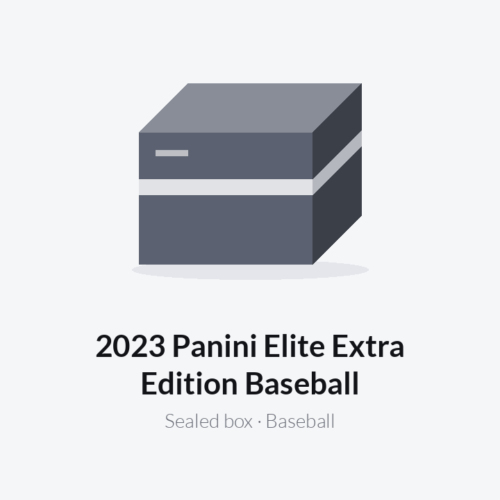 2023 Panini Elite Extra Edition Baseball