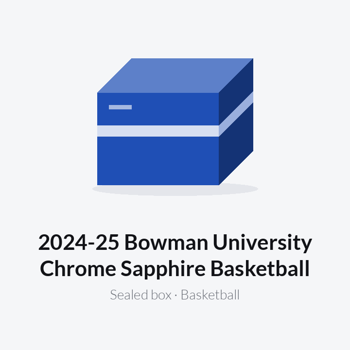2024-25 Bowman University Chrome Sapphire Basketball