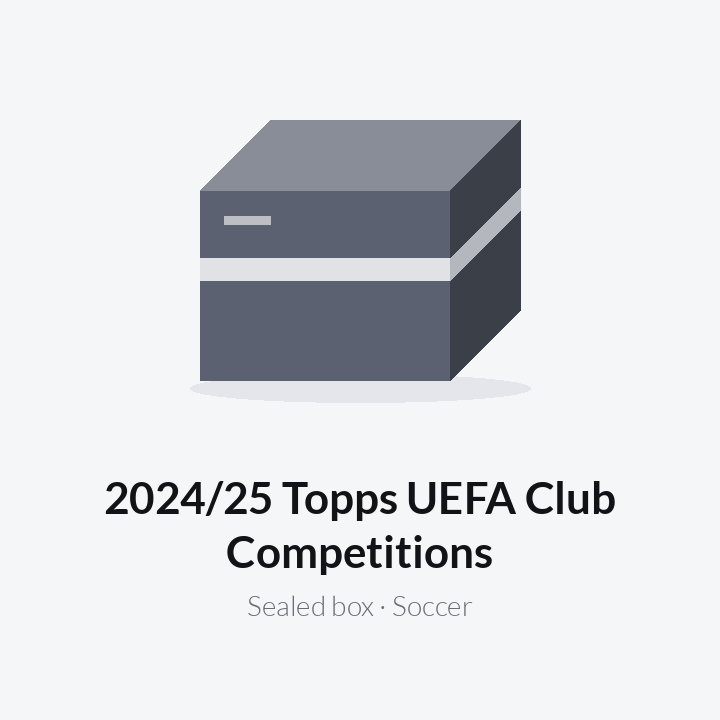 2024/25 Topps UEFA Club Competitions
